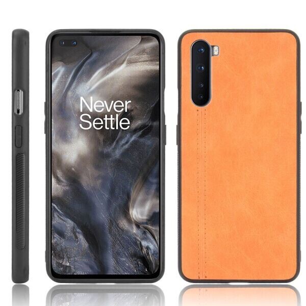 

Защитный чехол UniCase Leather Series для OnePlus Nord - Yellow