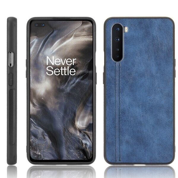 

Защитный чехол UniCase Leather Series для OnePlus Nord - Blue