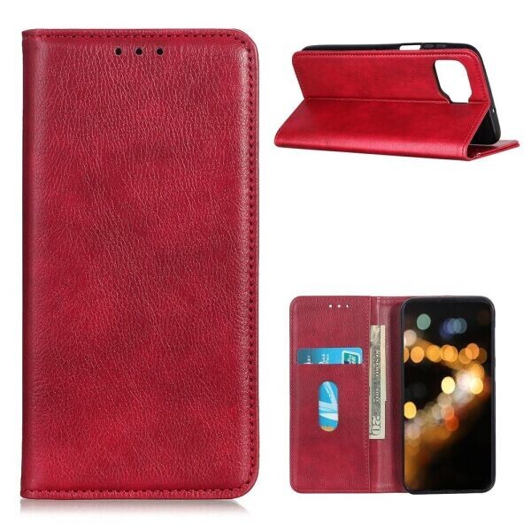 

Чехол-книжка Deexe Wallet Case для OPPO Reno 4 lite - Red