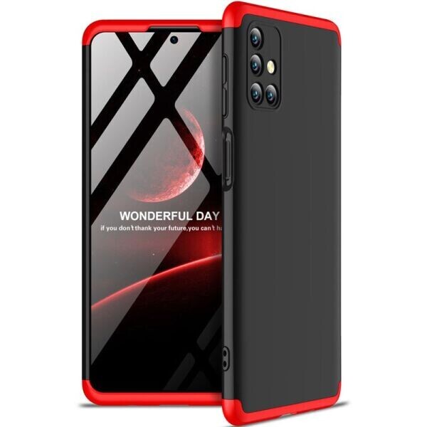 

Защитный чехол GKK Double Dip Case для Samsung Galaxy M31s (M317) - Black / Red