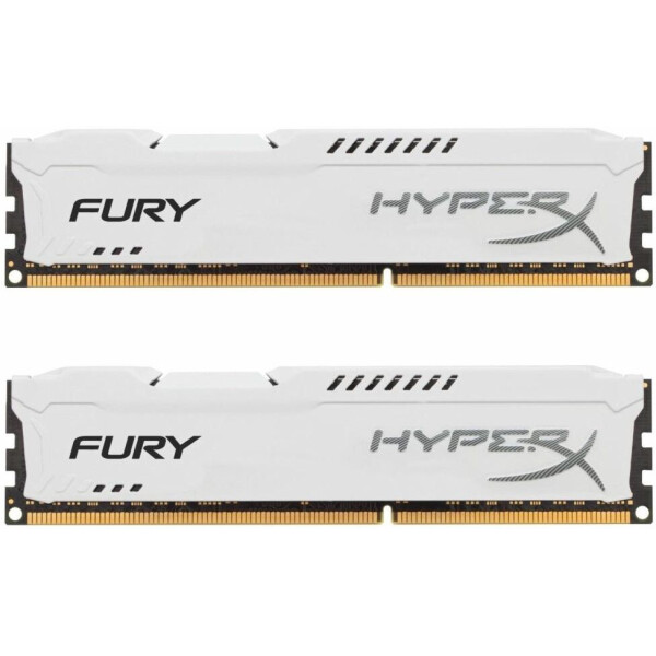

Оперативная память DDR3 16Gb (2x8GB) 1600 MHz HyperX Fury White Kingston (HX316C10FWK2/16)