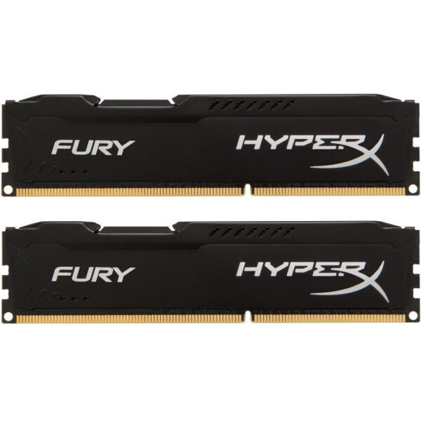 

DDR3 2x4GB/1600 1.35V Kingston HyperX Fury Black (HX316LC10FBK2/8)