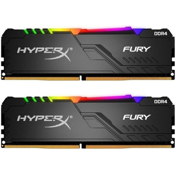 

Оперативная память DDR4 16GB (2x8GB) 3200 MHz HyperX FURY RGB Kingston (HX432C16FB3AK2/16)