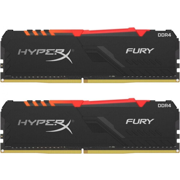 

DDR4 2x16GB/3600 Kingston HyperX Fury RGB (HX436C17FB3AK2/32)