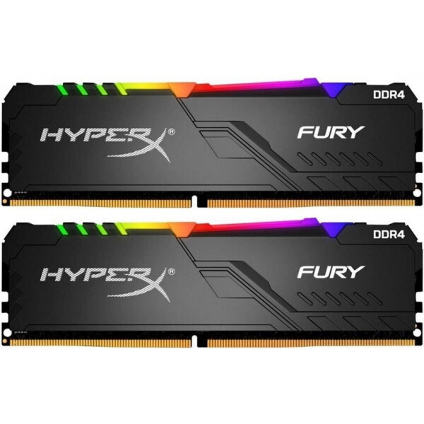 

DDR4 2x32GB/3600 Kingston HyperX Fury RGB Black (HX436C18FB3AK2/64)