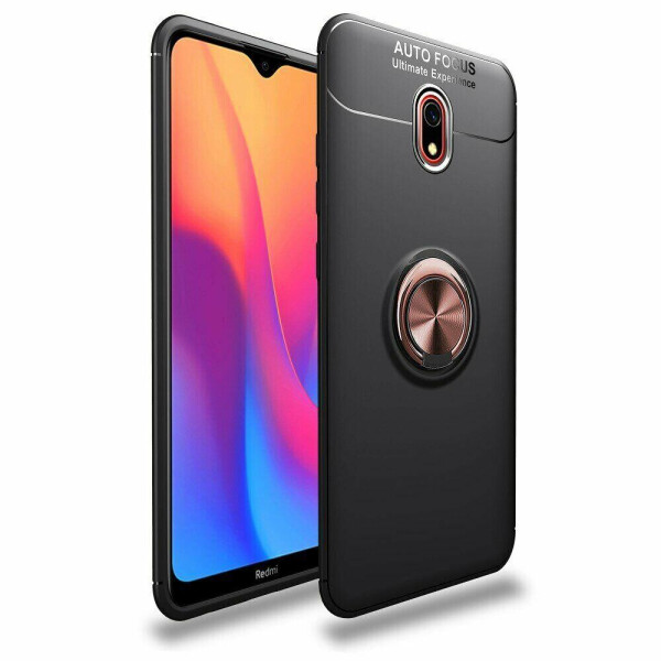 

Чехол Fiji Hold для Xiaomi Redmi 8A бампер накладка с подставкой Black-Gold