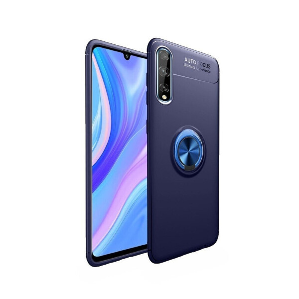 

Чехол Fiji Hold для Huawei P Smart S бампер накладка с подставкой Blue