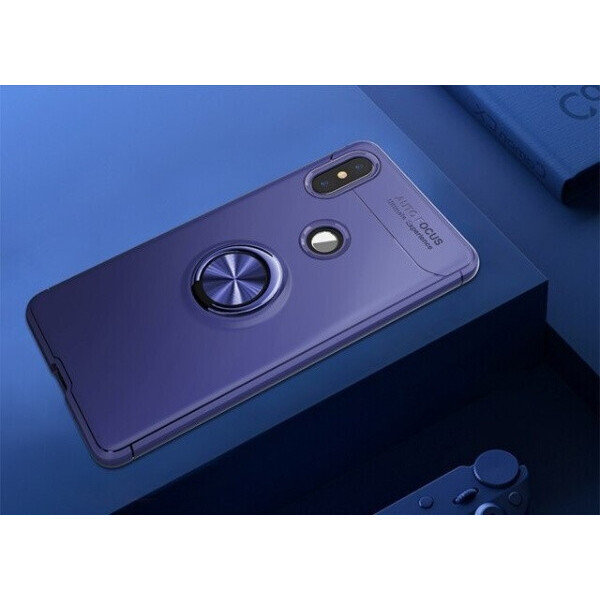 

Чехол Fiji Hold для Xiaomi Redmi Note 6 Pro бампер накладка с подставкой Blue