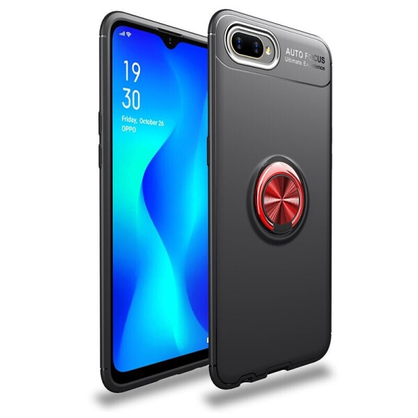 

Чехол Fiji Hold для Realme C2 бампер накладка с подставкой Black-Red
