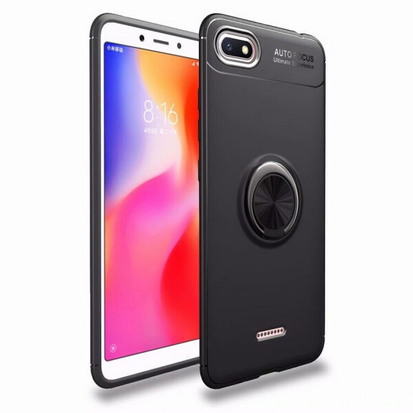 

Чехол Fiji Hold для Xiaomi Redmi 6A (без сканера отпечатка) бампер накладка с подставкой Black