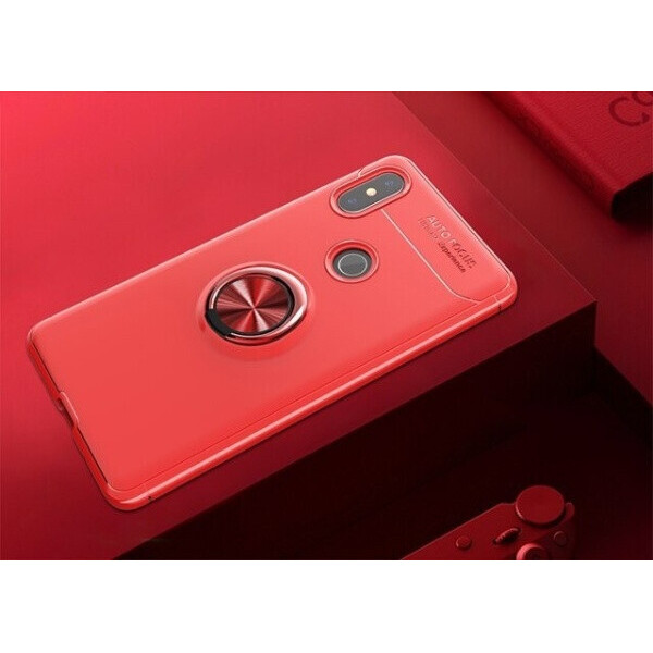 

Чехол Fiji Hold для Xiaomi Redmi Note 5 / Note 5 Global / Note 5 Pro бампер накладка с подставкой Red