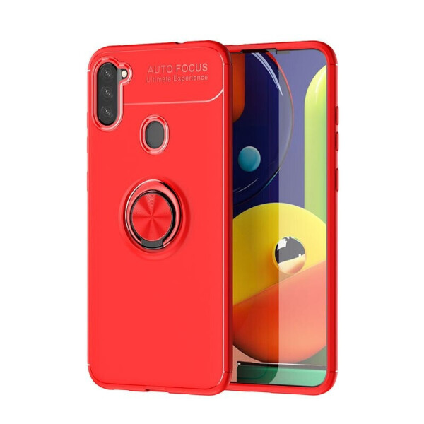 

Чехол Fiji Hold для Samsung Galaxy M11 (M115) бампер накладка с подставкой Red