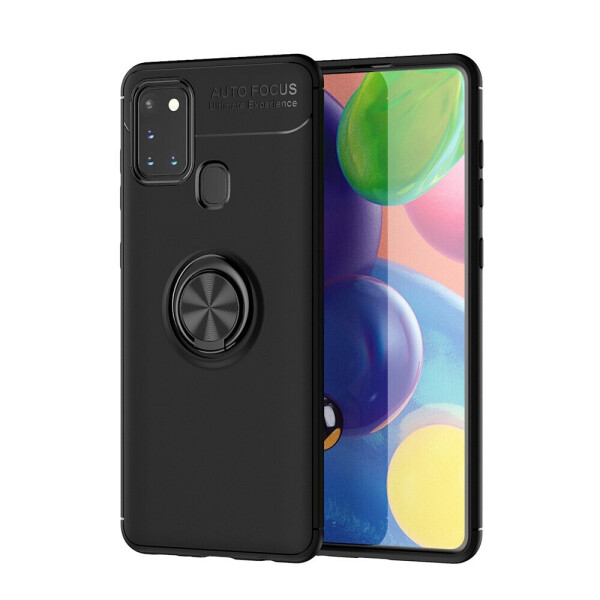 

Чехол Fiji Hold для Samsung Galaxy A21s (A217) бампер накладка с подставкой Black