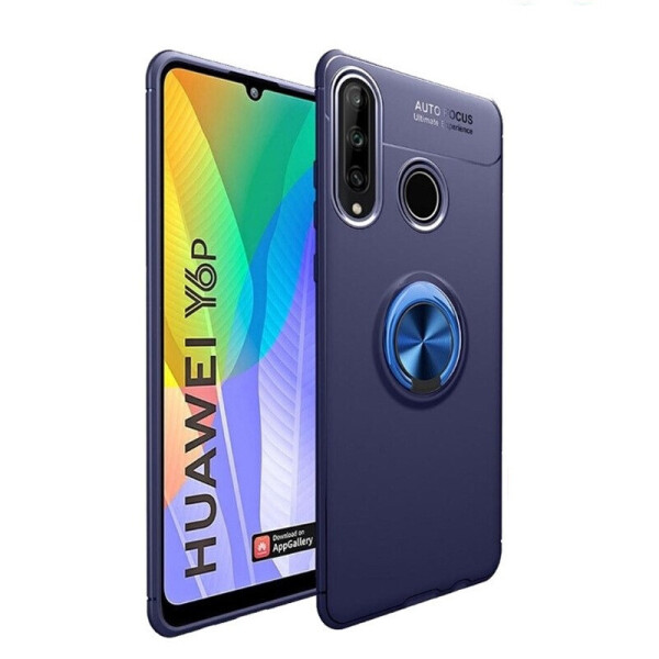 

Чехол Fiji Hold для Huawei Y6p бампер накладка с подставкой Blue