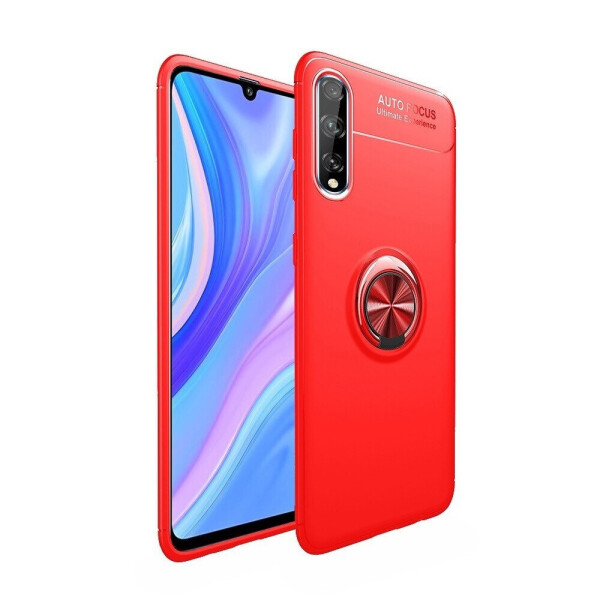 

Чехол Fiji Hold для Huawei P Smart S бампер накладка с подставкой Red