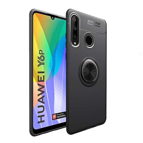 

Чехол Fiji Hold для Huawei Y6p бампер накладка с подставкой Black