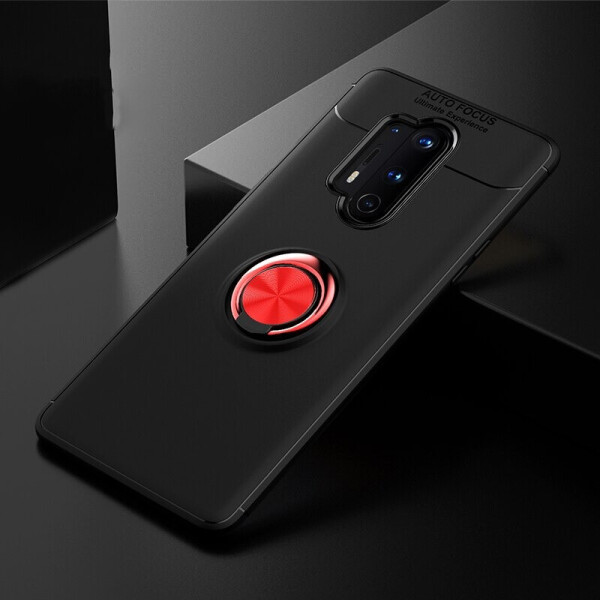 

Чехол Fiji Hold для OnePlus 8 Pro бампер накладка с подставкой Black-Red
