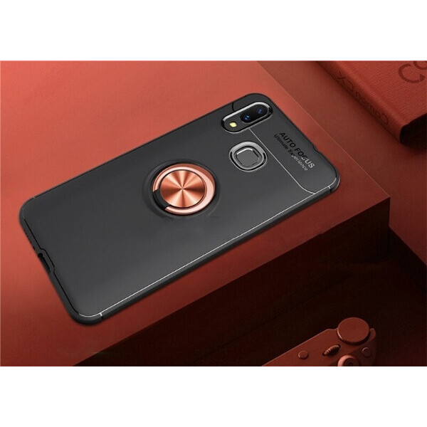 

Чехол Fiji Hold для Xiaomi Mi Play бампер накладка с подставкой Black-Gold