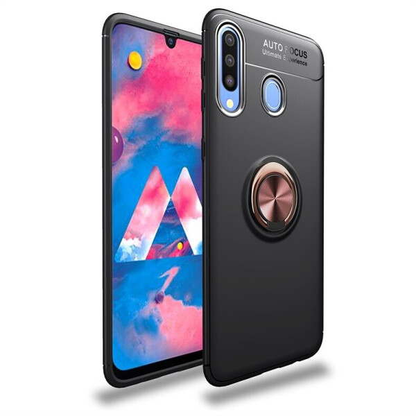 

Чехол Fiji Hold для Samsung Galaxy A20s (A207) бампер накладка с подставкой Black-Gold