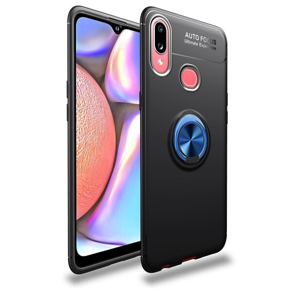 

Чехол Fiji Hold для Samsung Galaxy A10s (A107) бампер накладка с подставкой Black-Blue