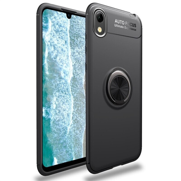 

Чехол Fiji Hold для Huawei Y5 2019 бампер накладка с подставкой Black