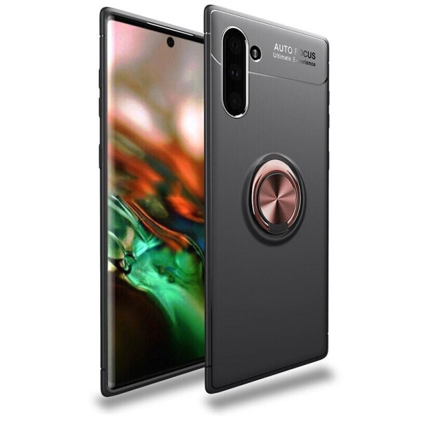 

Чехол Fiji Hold для Samsung Galaxy Note 10 (N970) бампер накладка с подставкой Black-Gold