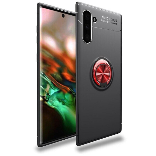 

Чехол Fiji Hold для Samsung Galaxy Note 10 (N970) бампер накладка с подставкой Black-Red