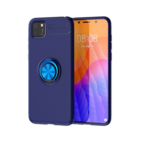 

Чехол Fiji Hold для Huawei Y5p бампер накладка с подставкой Blue