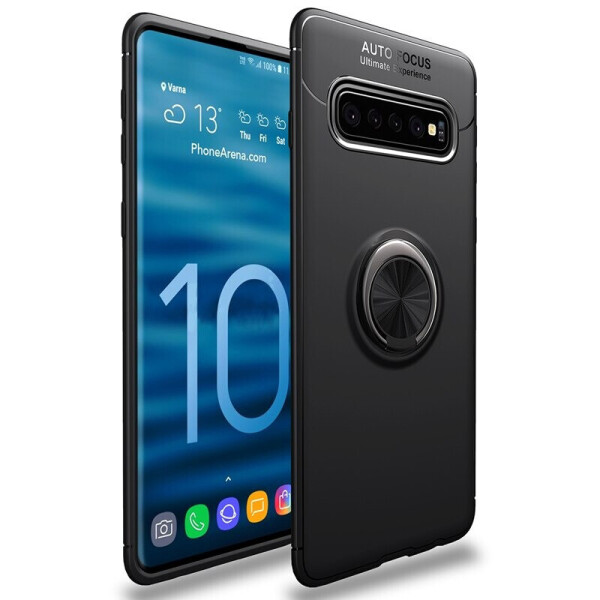 

Чехол Fiji Hold для Samsung Galaxy S10 (G973) бампер накладка с подставкой Black