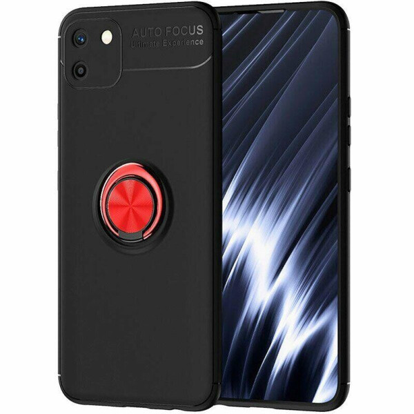 

Чехол Fiji Hold для Realme C11 бампер накладка с подставкой Black-Red