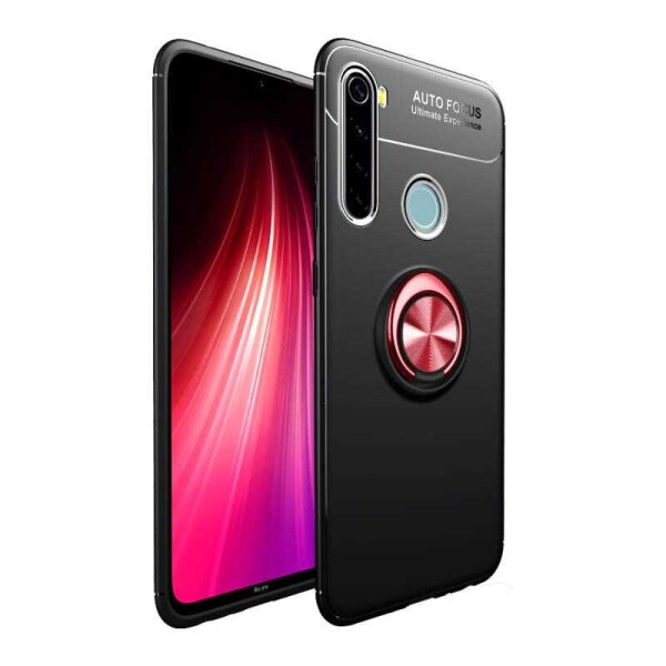 

Чехол Fiji Hold для Realme 5 Pro бампер накладка с подставкой Black-Red
