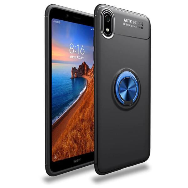 

Чехол Fiji Hold для Xiaomi Redmi 7A бампер накладка с подставкой Black-Blue
