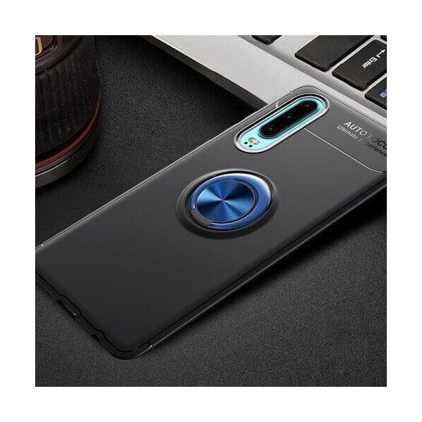 

Чехол Fiji Hold для Huawei P30 бампер накладка с подставкой Black-Blue