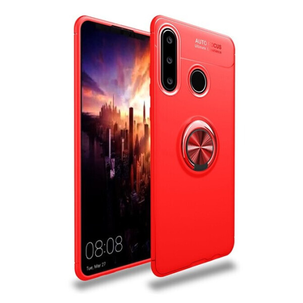 

Чехол Fiji Hold для Huawei P40 Lite E бампер накладка с подставкой Red