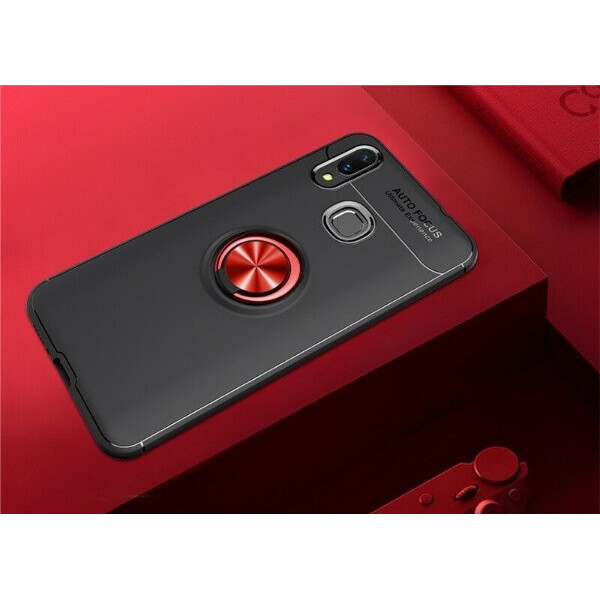 

Чехол Fiji Hold для Xiaomi Mi Play бампер накладка с подставкой Black-Red