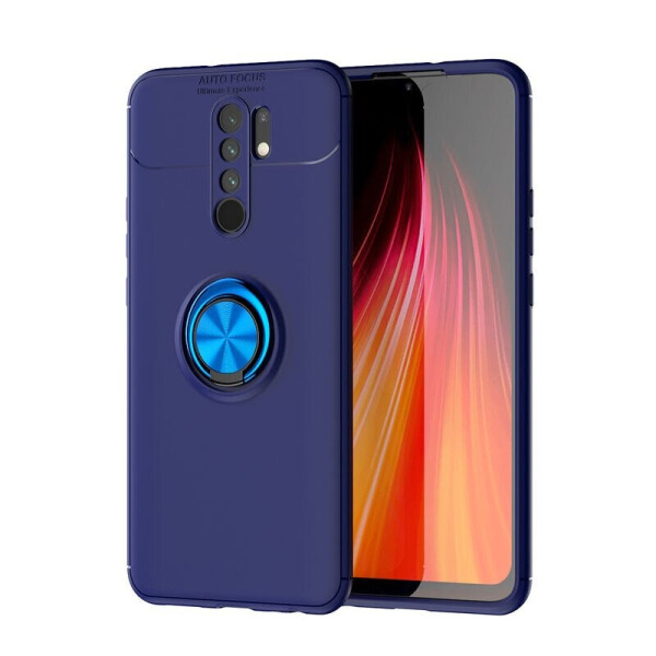 

Чехол Fiji Hold для Xiaomi Redmi 9 бампер накладка с подставкой Blue