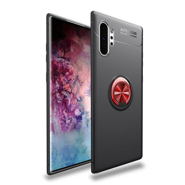 

Чехол Fiji Hold для Samsung Galaxy Note 10 Plus (N975) бампер накладка с подставкой Black-Red