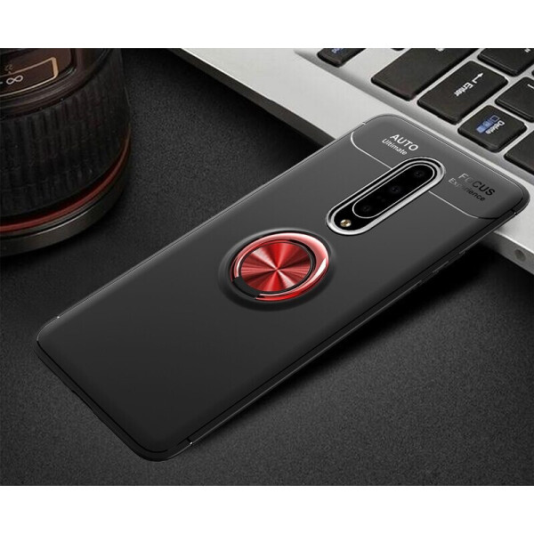 

Чехол Fiji Hold для OnePlus 8 бампер накладка с подставкой Black-Red