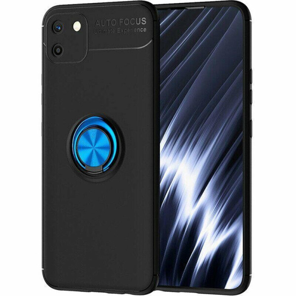 

Чехол Fiji Hold для Realme C11 бампер накладка с подставкой Black-Blue