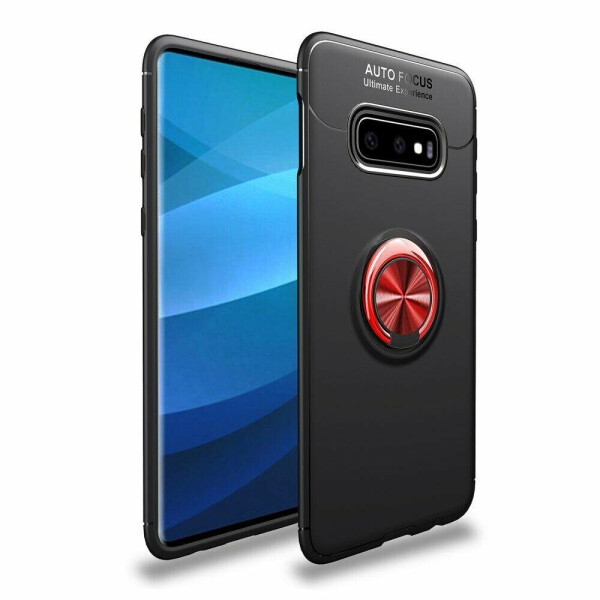 

Чехол Fiji Hold для Samsung Galaxy S10e (G970) бампер накладка с подставкой Black-Red