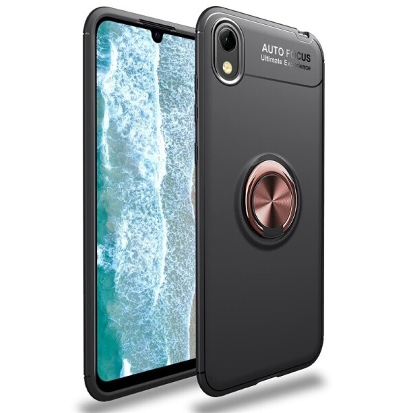 

Чехол Fiji Hold для Honor 8S Prime (2020) бампер накладка с подставкой Black-Gold