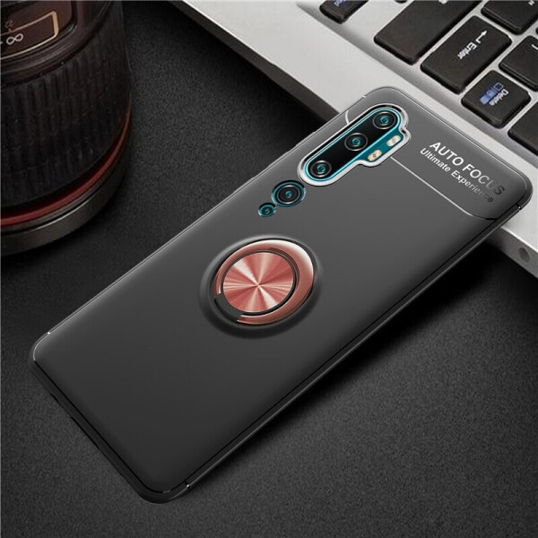 

Чехол Fiji Hold для Xiaomi Mi Note 10 / Mi Note 10 Pro (Mi CC9 Pro) бампер накладка с подставкой Black-Gold