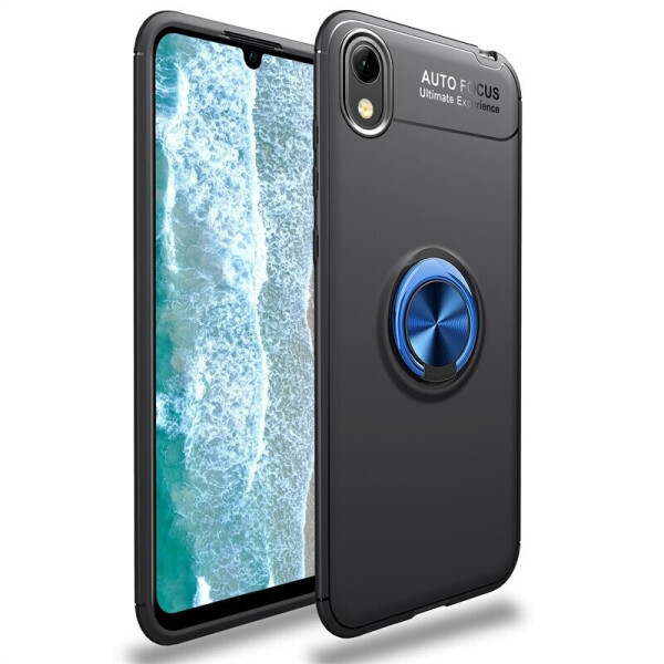

Чехол Fiji Hold для Huawei Y5 2019 бампер накладка с подставкой Black-Blue