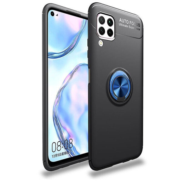 

Чехол Fiji Hold для Huawei P40 Lite бампер накладка с подставкой Black-Blue