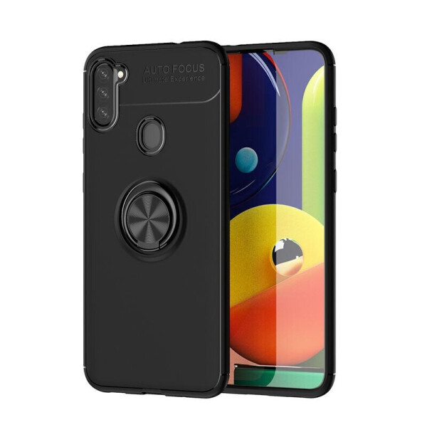 

Чехол Fiji Hold для Samsung Galaxy A11 (A115) бампер накладка с подставкой Black