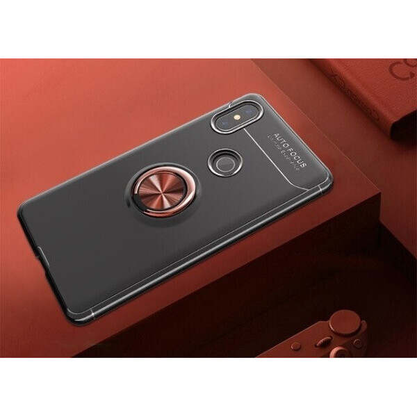 

Чехол Fiji Hold для Xiaomi Redmi Note 5 / Note 5 Global / Note 5 Pro бампер накладка с подставкой Black-Gold