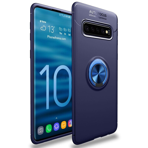 

Чехол Fiji Hold для Samsung Galaxy S10 (G973) бампер накладка с подставкой Blue