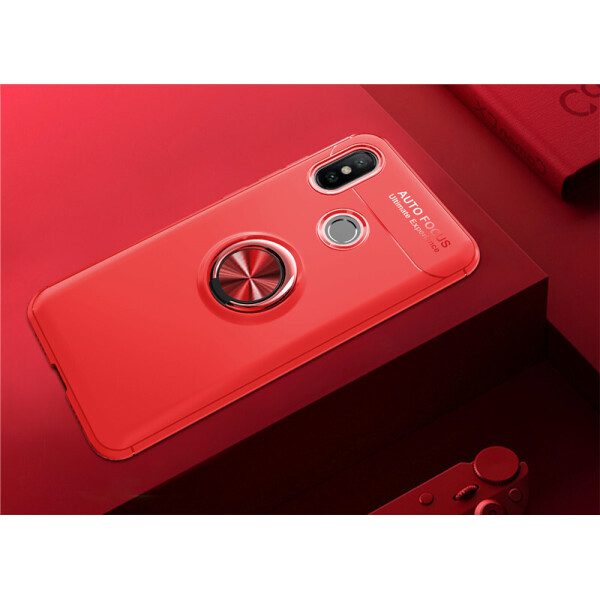 

Чехол Fiji Hold для Xiaomi Mi Max 3 бампер накладка с подставкой Red