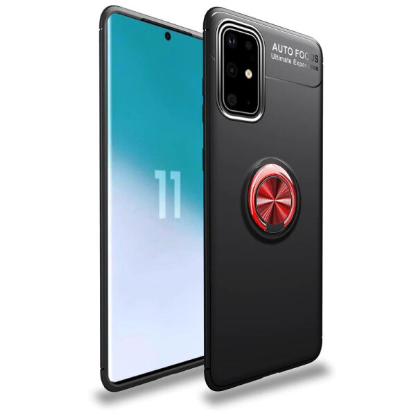 

Чехол Fiji Hold для Samsung Galaxy A41 (A415) бампер накладка с подставкой Black-Red