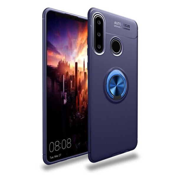 

Чехол Fiji Hold для Huawei P40 Lite E бампер накладка с подставкой Blue